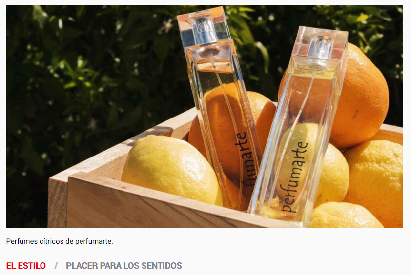 El Español habla sobre los exquisitos aromas de Perfumarte